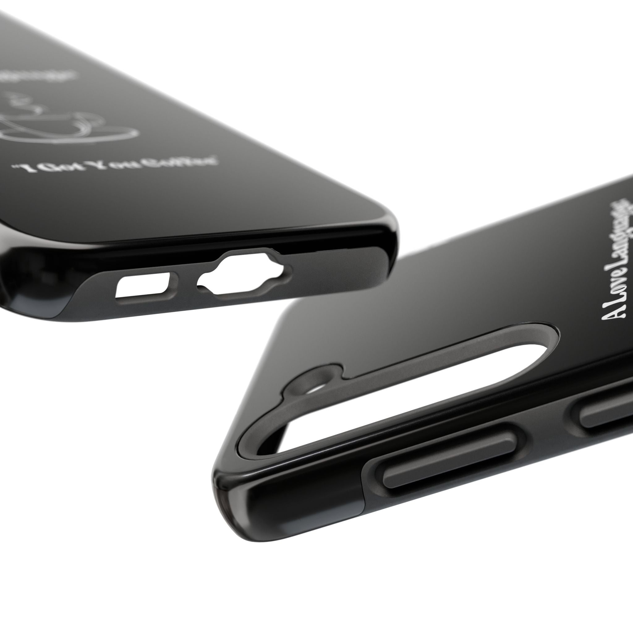 A Love Language Black Phone Case