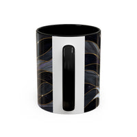 Night Wolf Stained Glass Style Mug