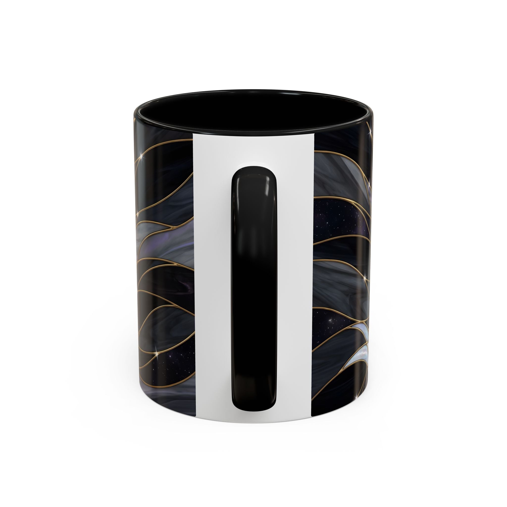 Night Wolf Stained Glass Style Mug