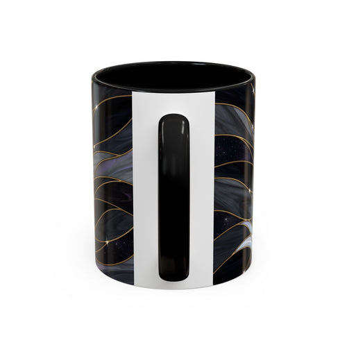 Night Wolf Stained Glass Style Mug