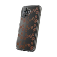 Coffee Beans Clear Phone Case