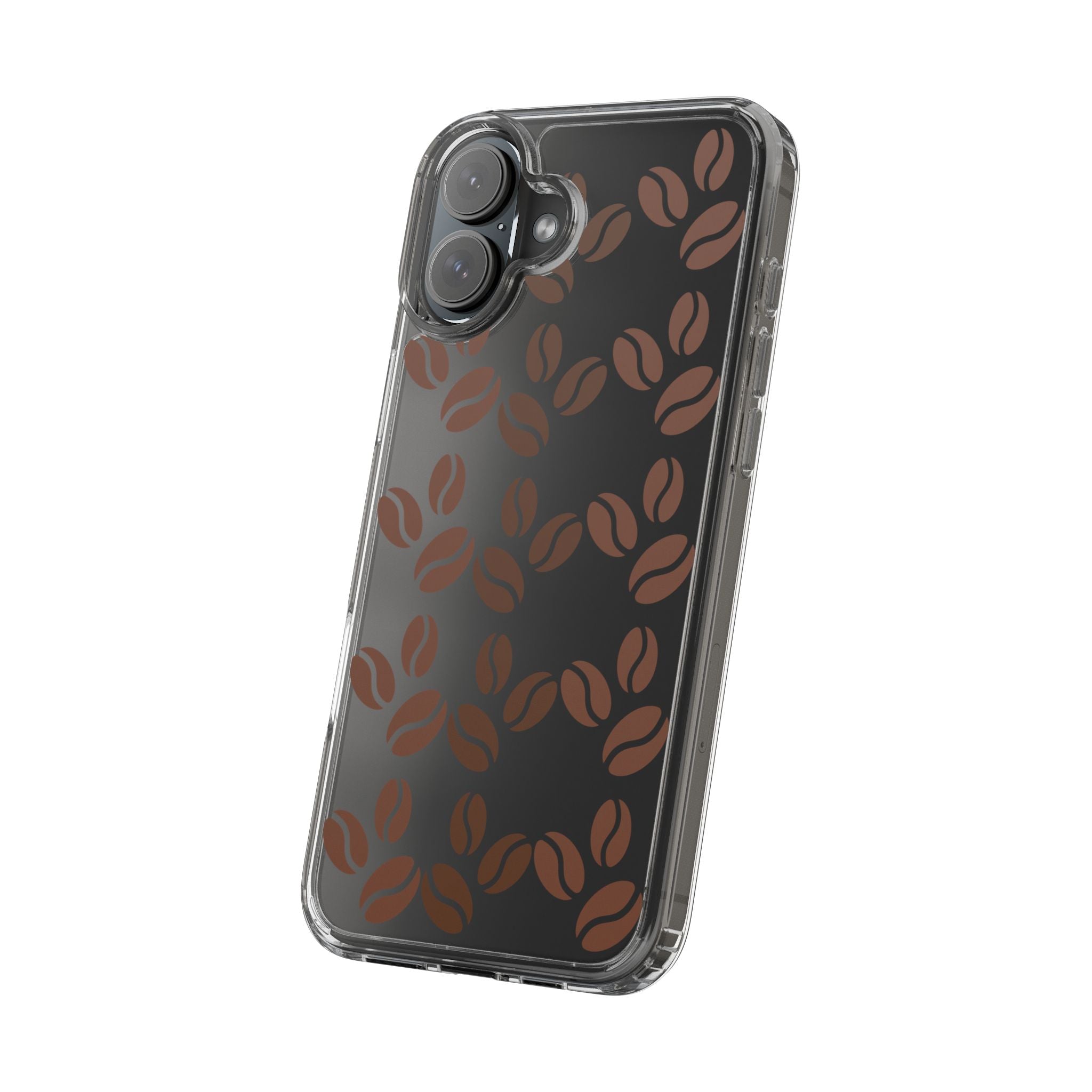 Coffee Beans Clear Phone Case
