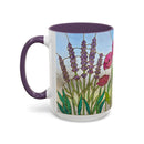 Wildflower Stained Glass Mug
