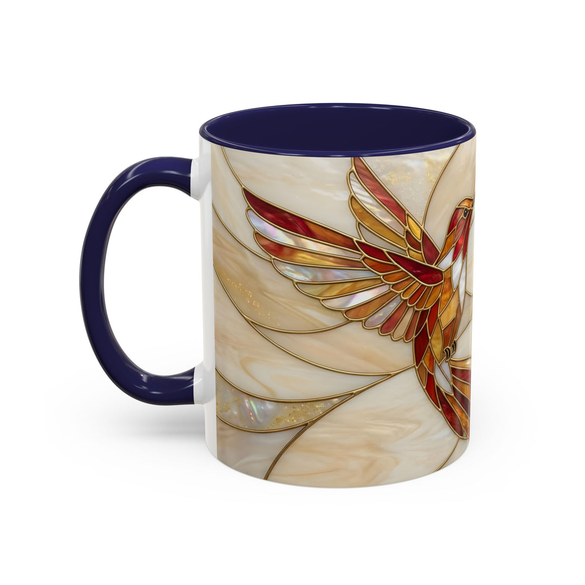 Harmony Hummingbird Stained Glass Style Mug