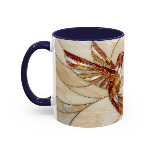 Harmony Hummingbird Stained Glass Style Mug