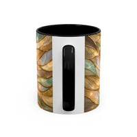 Golden Glow French Bulldog Stained Glass Style Mug