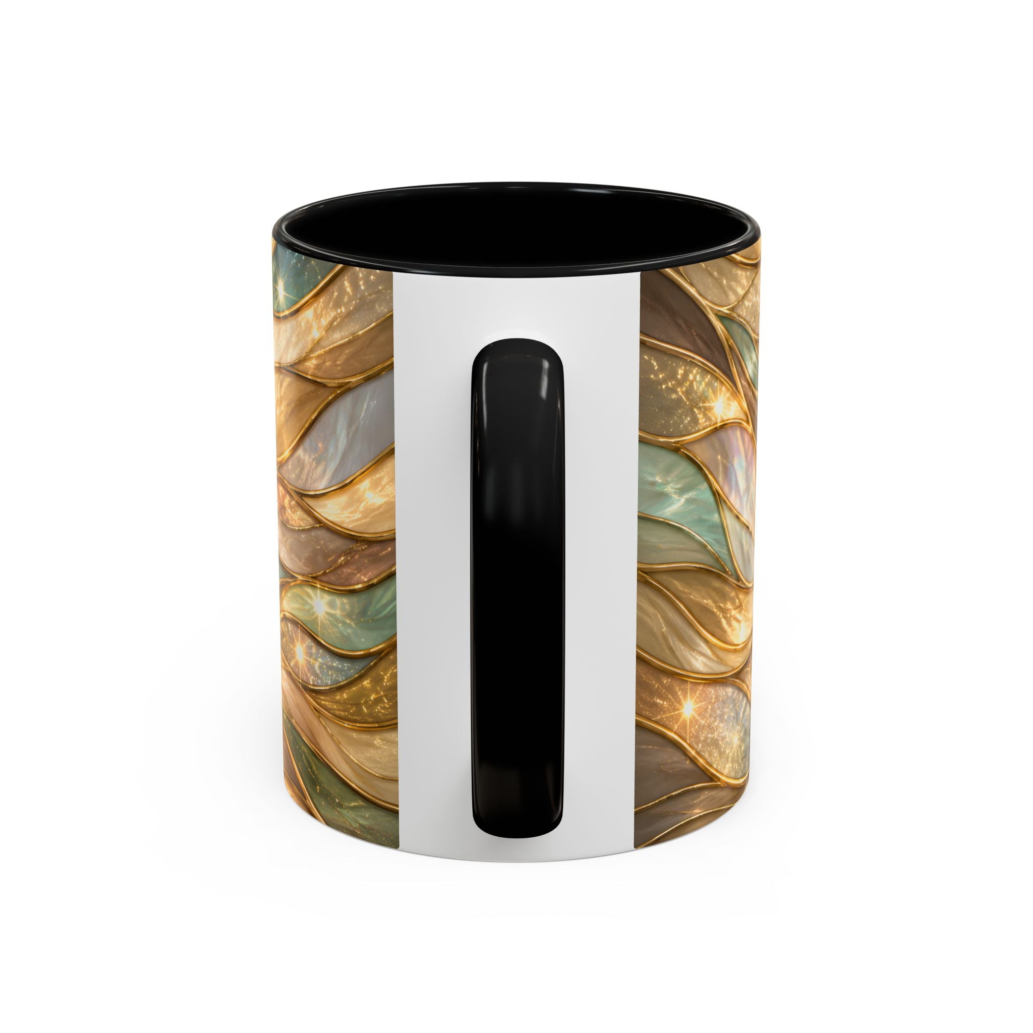 Golden Glow French Bulldog Stained Glass Style Mug