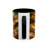 Golden German Shepherd Stained Glass Style Mug