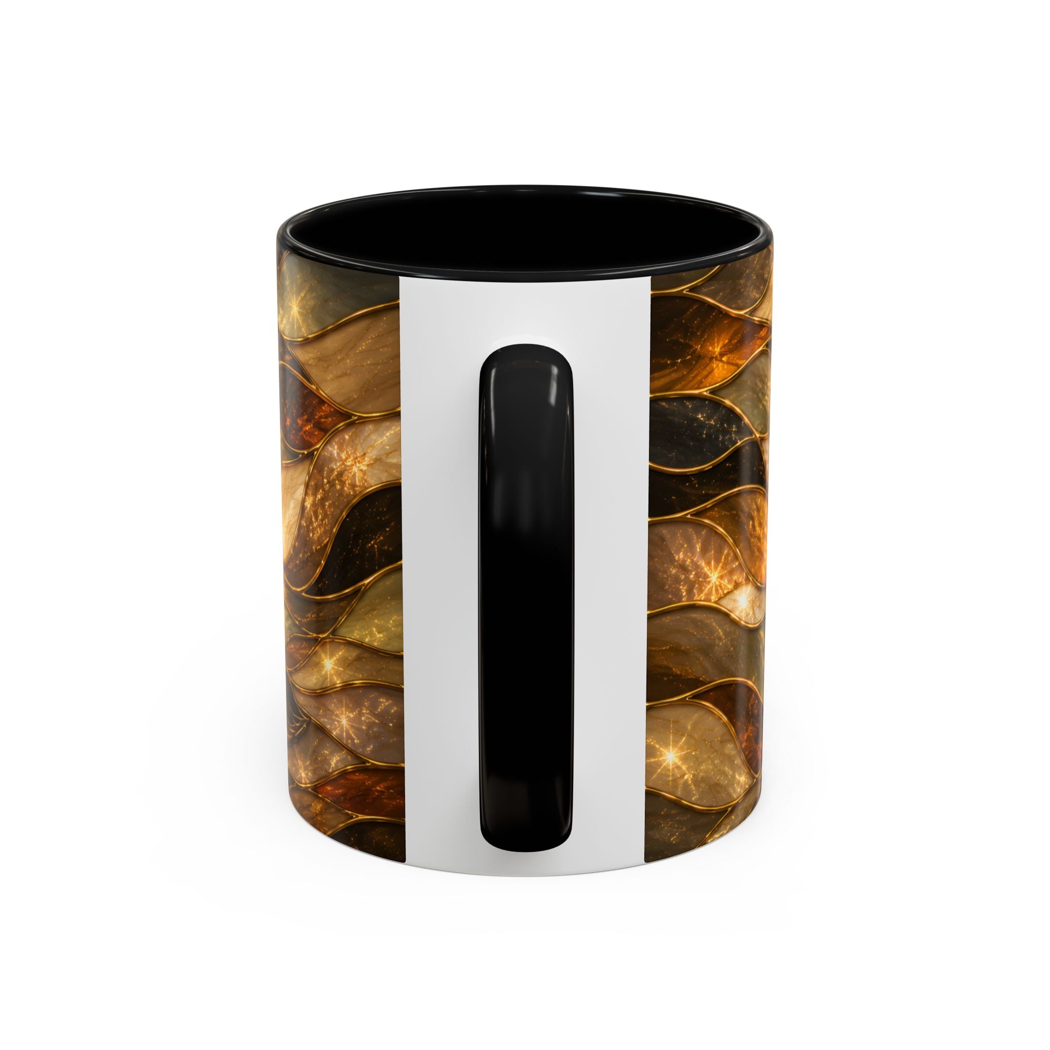 Golden German Shepherd Stained Glass Style Mug