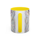 Rainbow Hummingbird Stained Glass Style Mug
