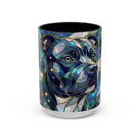 Celestial Staffy Stained Glass Style Mug