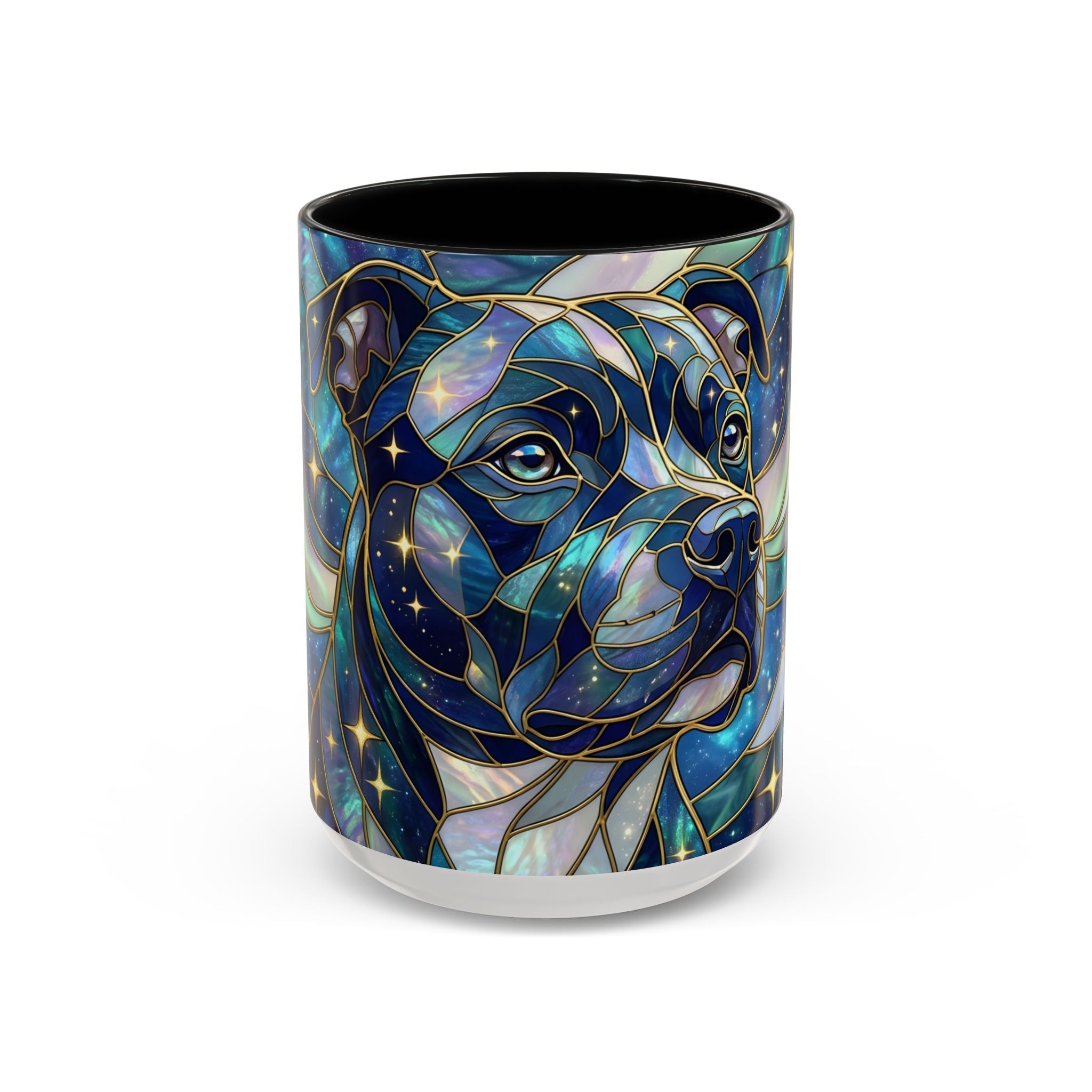 Celestial Staffy Stained Glass Style Mug