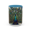 Peacock Stained Glass Mug