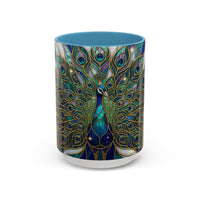 Peacock Stained Glass Mug