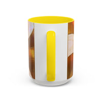 Rainbow Corgi Butt Stained Glass Style Mug