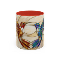 Harmony Hummingbird Stained Glass Style Mug