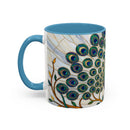 Classic Peacock Stained Glass Style Mug