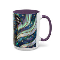 Aurora Glow Staffy Stained Glass Style Mug