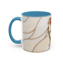 Custom Dog Portrait Stained Glass Style Mug