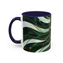 Jade Wolf Stained Glass Style Mug