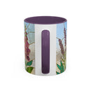 Wildflower Stained Glass Mug