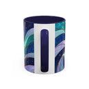 Celestial Wolf Stained Glass Style Mug
