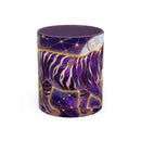 Celestial Purple Tiger Stained Glass Style Mug