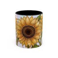 Sunflower Stained Glass Mug