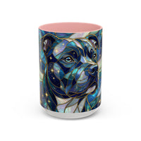 Celestial Staffy Stained Glass Style Mug