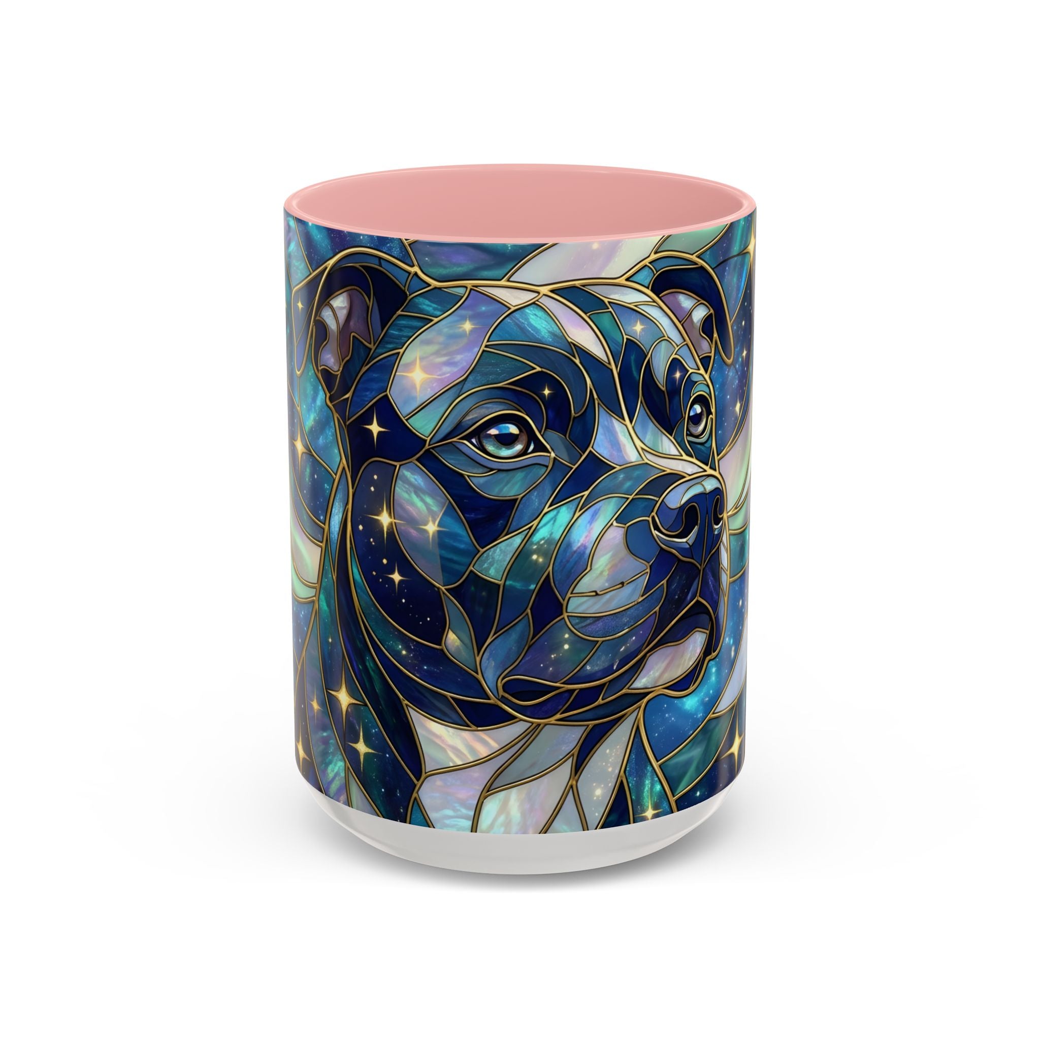 Celestial Staffy Stained Glass Style Mug