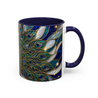 Peacock Stained Glass Mug