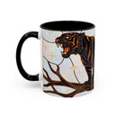 Midnight Tiger Stained Glass Style Mug