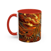 Thunder Tiger Stained Glass Style Mug