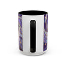 Purple Lion Stained Glass Style Mug