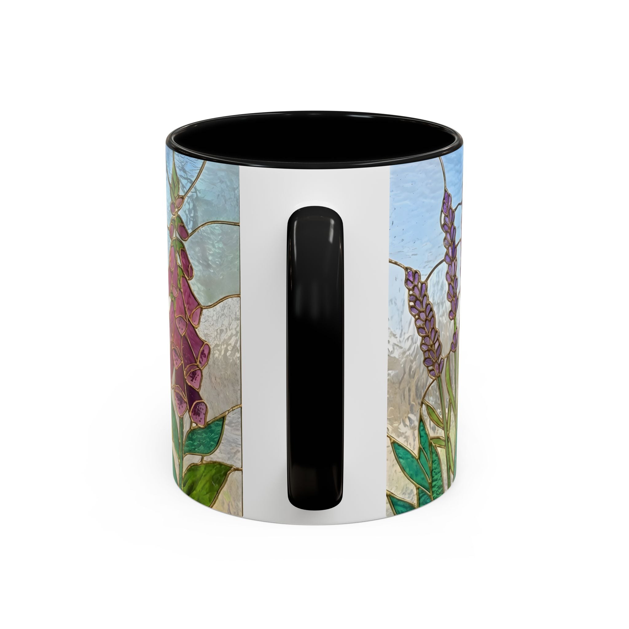 Wildflower Stained Glass Mug