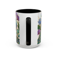 Garden Peacock Stained Glass Style Mug