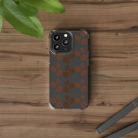 Coffee Beans Clear Phone Case