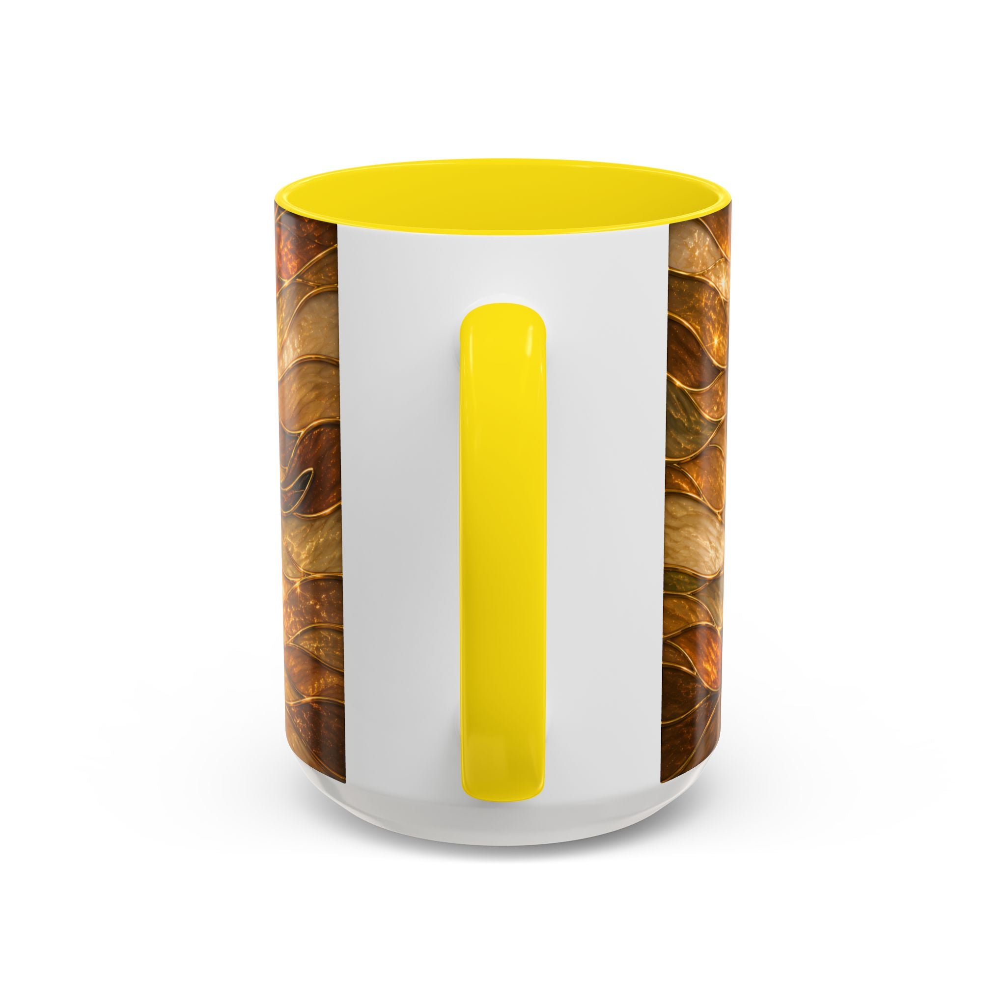 Golden Dachshund Stained Glass Style Mug