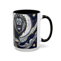 Celestial Lion Stained Glass Style Mug