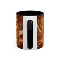Amber Glow Staffy Stained Glass Style Mug