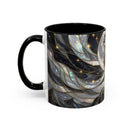 Midnight Wolf Stained Glass Style Mug