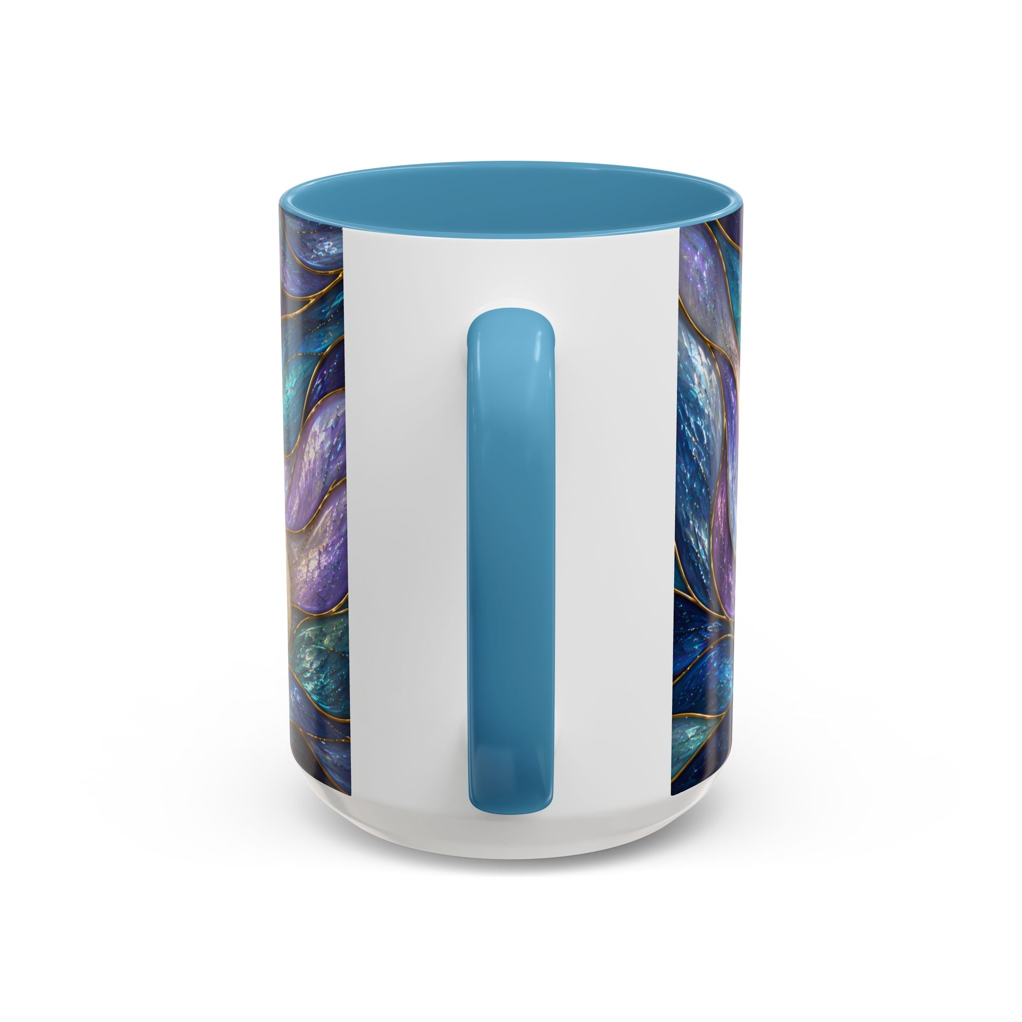 Celestial Australian Shepherd Stained Glass Style Mug