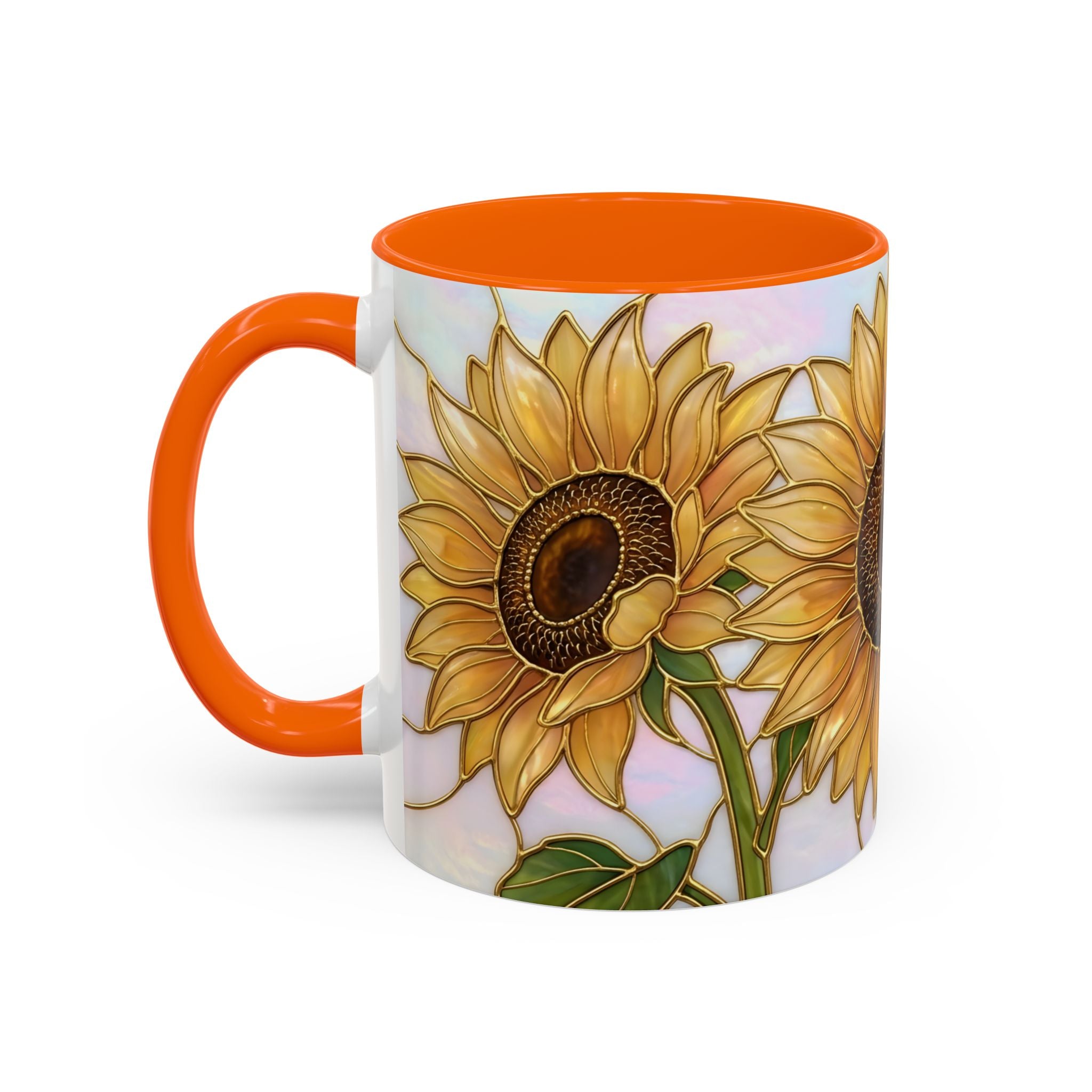 Sunflower Stained Glass Mug