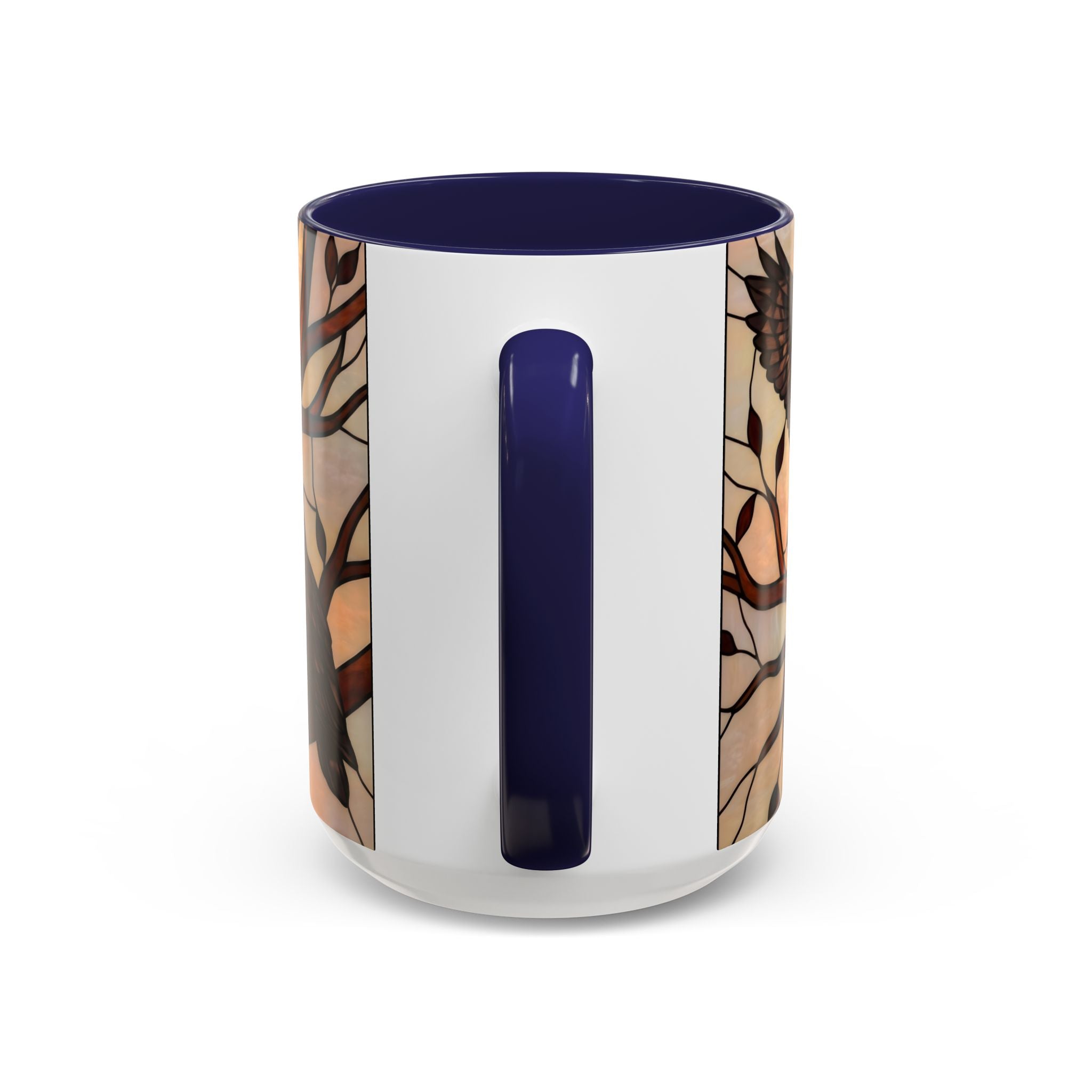 Dusk Owl Stained Glass Style Mug