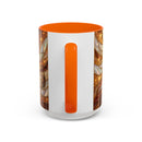 Amber Lion Stained Glass Style Mug
