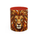 Majestic Lion Stained Glass Mug