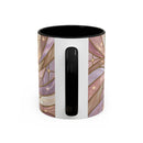 Pink Starlight Staffy Stained Glass Style Mug