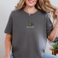 Tired Frog Embroidered Premium T-Shirt