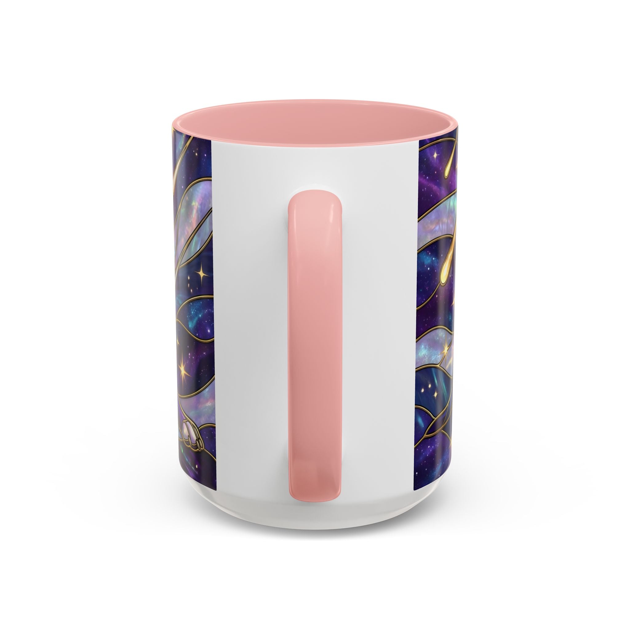 Cosmic Glow Staffy Stained Glass Style Mug