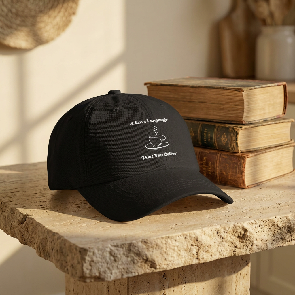 A Love Language Embroidered Dad Cap